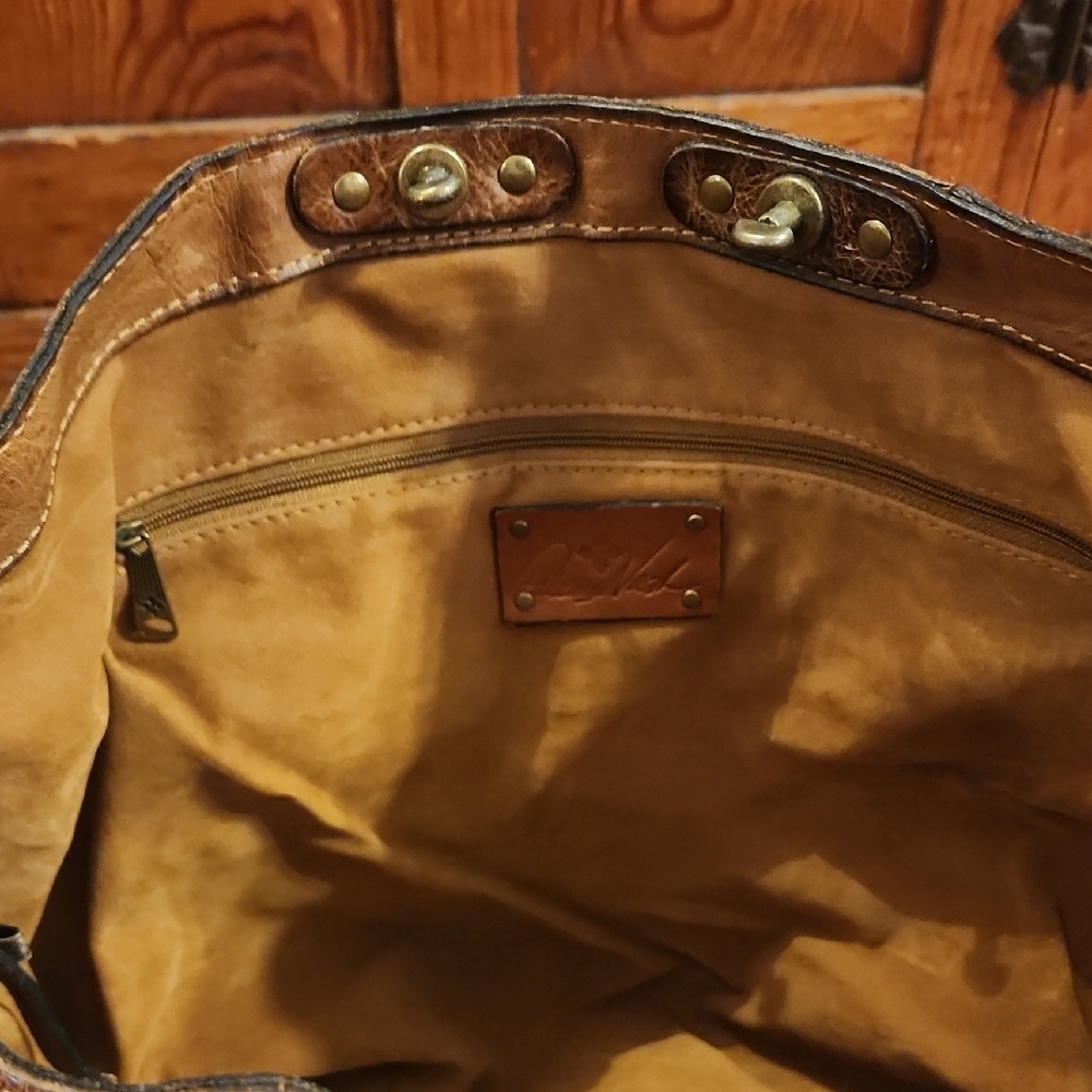 Women's Brown Leather Bag Patricia Nash